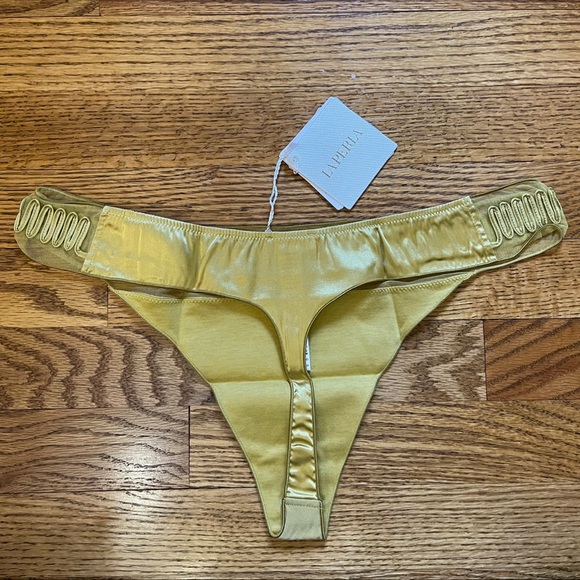 NWT La Perla Zigzag Soutache Thong Panties - Picture 10 of 16